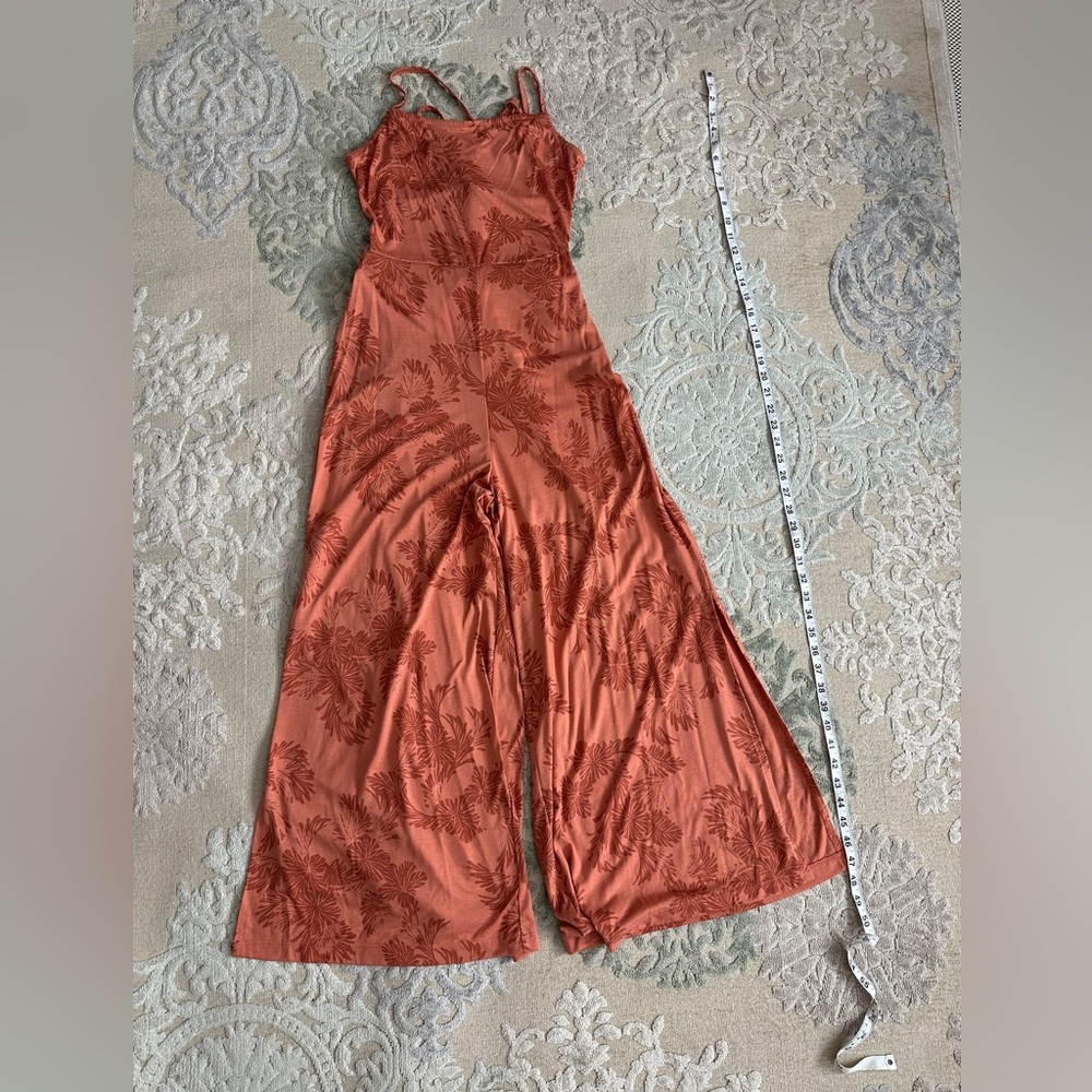 Roxy Coral Floral Jumpsuit